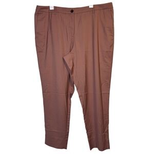 Wildfang NWT The Empower Trousers Size 20 Mauve Rose Pink Dress Pants Nonbinary